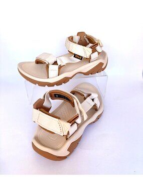 Teva Terra Fi 5 Universal Sandals Beige Tan Outdoor Sport Sandals Women Size 6